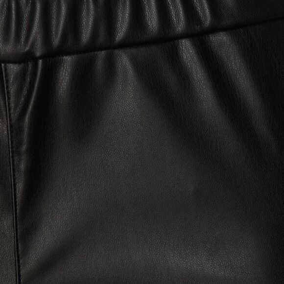 Michael Kors Vegan Leather Stretch Leggings Sz 6 | Sleek Pull-On Pant - Picture 7 of 9